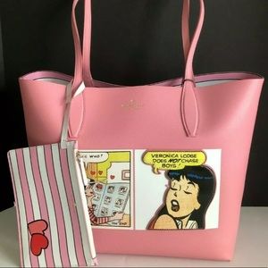 Archie comics Kate spade reversible pink black